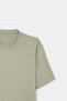 Ds Damat Comfort Mold Sage Soft Viscose Blended Comfortable Crew Neck T-Shirt - 6