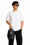 Conch Cross Chest Bag Waist Bag Cross Shoulder Bag Water Resistant Black Men's Shoulder Bag - 3