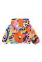 Girl's Colorful Abstract Patterned Hooded Windbreaker Raincoat 2-8 Years Mix - 3