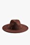 Women's Tape Detailed Fedora Hat 6Wak40041Aa