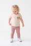 Baby Girl Striped T-Shirt and Leggings Two-Piece Casual Set - 3