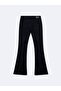 Noelıa Spanish Flare High Waist Dark Indigo Jean Pants - 2