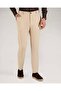 Slim Fit Bel Detailed Trousers Beige T20008-09