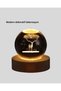 Ilkeshop USB Connected Deer Themed Crystal Ball Premium Table Lamp (105926) Night Light - 2