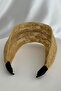 Yellow Lace Tulle Hairband Shaped Crown (11cm) - 5