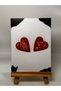 Cercei handmade Gold Heart