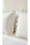 2 Pieces of Ruffled Cotton Fabric Pillowcases 50 X 70 Ecru - 5