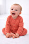 Isis Unisex Baby Star Patterned Long Sleeve Jumpsuit with Snap Fasteners
