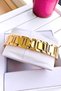 Triangle Case Gift Gold-Green Color Women's Watch - Steel Band Japanese Machine Special Stylish Boxed Dkby2056C1 - 6