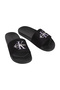 Women's Brand Logo Black Slippers Suitable for Daily Use - 2