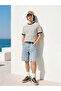 Esvab • Modern & Distinctive Zero Roba Collar Striped Men's T-Shirt - 2