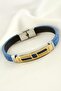 Ilkeshop Labyrinth Leather Steel Bracelet (03826) - Brown