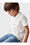Esvab • Modern & Distinctive Devrik Roba Collar Embroidered Boys' T-Shirt - 2