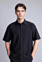 Boxy Fit Crinkle Short Sleeve Shirt F7974Ax26Sm - 3