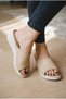 Genuine Leather Women's Orthopedic Slippers Hand-Stitched Inside Puff Soft Women's Slippers Orthopedic Women's Slippers - 5