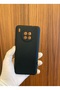 Huawei Nova 8İ Inside Velvet/Suede Premium Silicone Phone Case (Black)