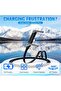 2 in 1 Invisible Holder Charger Cable Sideways Phone Charger 240W Braided Fast Charge Cable - 6