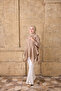Women's Asymmetrical Cut Striped Shirt Mink - 3