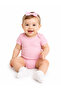 Baby Girl Short Sleeve Snap Fastener Bodysuit 1-3-6-9 Months - 2