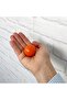 Hard Plastic Button Round Ball Orange Cabinet Furniture Kitchen Cupboard Drawer Handle Knob Handles - 4
