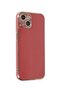Ilkeshop New iPhone 15 Case Volet Silicone (231346) - Red - 2
