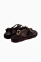 Jolie Bordo Buckle Toe-Strap Women's Sandals - 5
