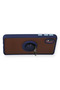 Ilkeshop New Galaxy A01 Core Case Montreal Silicone Cover with Ring (103305) - Navy Blue - 3