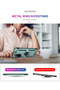 Ilkeshop New Poco F3 Case Sofia Ring Silicone Cover (101203) - Green - 4