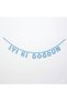 Plain Blue Happy Birthday Felt Lettering - 2