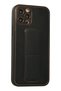 Ilkeshop New iPhone 12 Pro Case Coco Leather Stand Cover (164650) - Black - 2