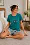 Women's Shorts Pajama Set 100% Cotton - 7