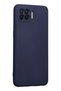 Ilkeshop New Reno 4 Lite Case Nano Velvet Silicone (194656) - Navy Blue - 2