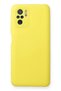Shopilke Redmi Note 10 Case Nano Velvet Silicone (15805) - Yellow