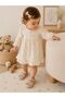 Baby First Step Shoes Fabric Orthopedic Non-Slip Bottom Sole with Bow and Velcro Tape Zest Model - 3