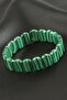 Ilkeshop Oval Cut Malachite (20134) Natural Stone Bracelet-Green - 2