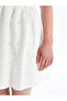 Elastic Waist Self Patterned Women's Skirt - 3