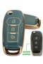 Ford Fiesta Ecosport Fusion Courier Focus 4 Compatible Remote Key Case Cover Auto Keychain Turquoise