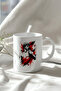Sculpture Art Patterned 330ml Printed White Ceramic Mug Cup - 3