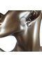 Orora Silver Color Thick Hoop Earrings-2,5Cm