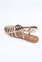 Braided Tpu Sole Genuine Leather Open Back Sandals 344-114-251607 Women's Sandals - 8