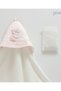 İncibaby Newborn Baby Girl Textured Swaddle Towel 82X90 cm and 1 Piece Washcloth Set of 2 New Season - 3