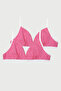 2-Piece Pink, White Cotton / Elastane Girls' Polka Dot Bralette Set Lcvictoria - 4