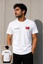 Turkey Atatürk Signed Special Design T-Shirt (Metalized Turkish Flag Original)