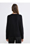 Texx Store Quality Lcw Everyday Black V-Neck Women's Knitwear Sweater - 4