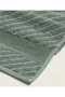 Likya 100% Cotton Jacquard Border Green 2-Piece Dowry Towel Set with Diagonal Stripes 1015A 90X150 - 7