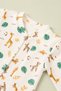 Baby Boy/Girl Safari Patterned Snap-On Jumpsuit Seasonal Baby Jumpsuit - 6