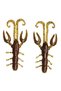 Insta Craw 9Cm Silikon Yem Pumpkin Fire 1/5 - 2