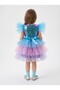 Mermaid Party Costume Tulle Girls' Dress - Black Lined - 4