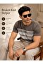 تي شيرت رجالي فاخر بخطوط متموجة - ناعم وقابل للتنفس، تصميم كاجوال - 2
