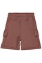 Basic Buttoned Front Shorts for 2-5 Years - Brown - 3